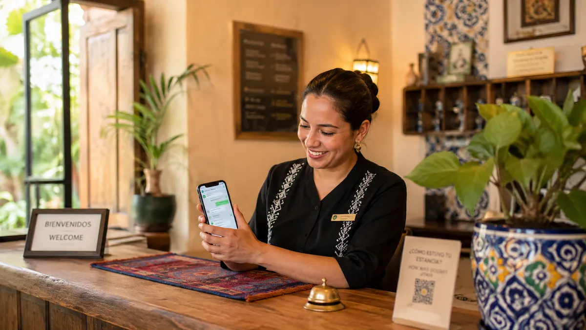 Imagen destacada del artículo: Chatbot WhatsApp para Hoteles en México: Cómo Convertir Consultas en Reservas Directas sin Comisión OTA