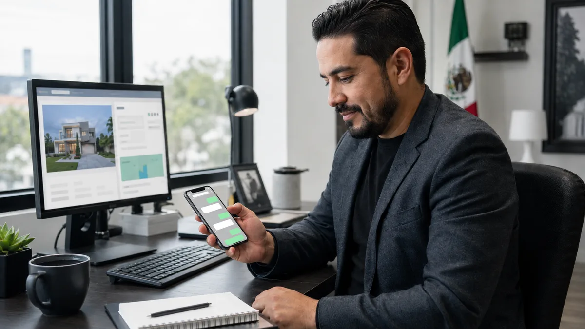 Imagen destacada del artículo: CRM Inmobiliario vs Chatbot de WhatsApp: cuál necesitas (y por qué no son lo mismo)